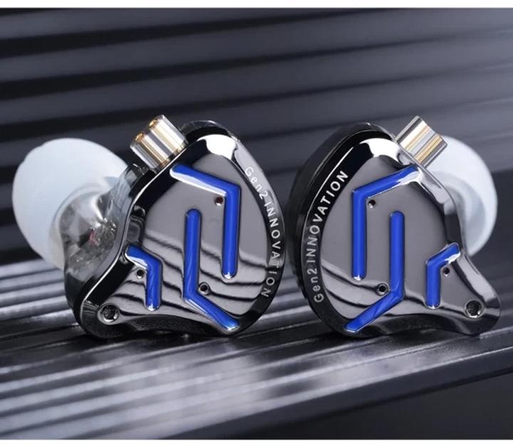 Наушники KZ Knowledge Zenith ZSN Pro 2 Mic Black - фото 2
