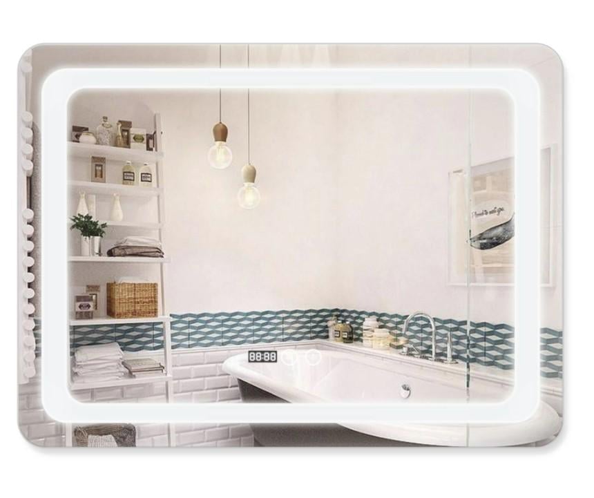 Зеркало Qtap Mideya с LED-подсветкой Touch (49912)