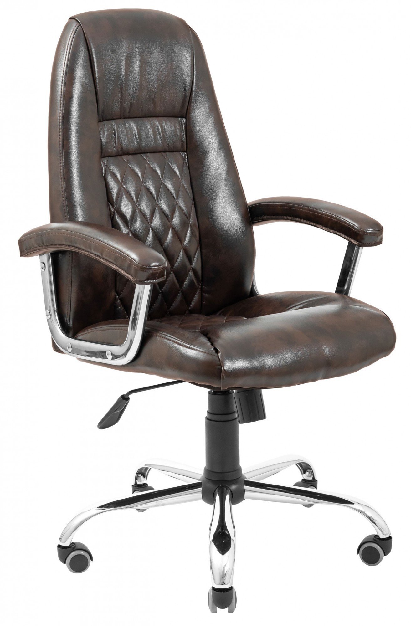 Офисное кресло руководителя Richman Флоренция Мадрас М1 Tilt Коричневый (6013ee3fee03ef61f515dff0)