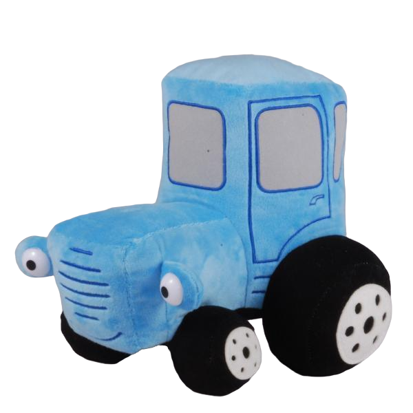 Мягкая игрушка A-Toys Машина трактор 25х20 см Синий (00663)