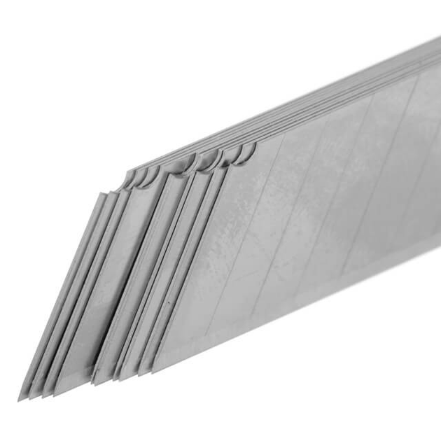 Леза для канцелярського ножа 18 мм 10 шт. (1764) - фото 2 Леза для канцелярського ножа 18 мм 10 шт. (1764) - фото 2