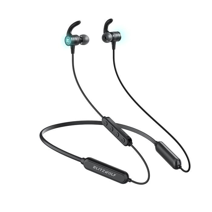 Наушники беспроводные BlitzWolf BW-FLB1 Bluetooth 5.0 Game mode RBG