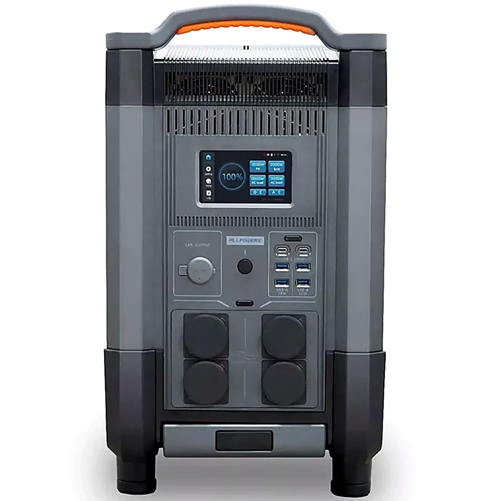 Зарядная станция ALLPOWERS R4000 4000W с функцией ИБП Серый с черным (PPS506R4000PLUSEUD33)