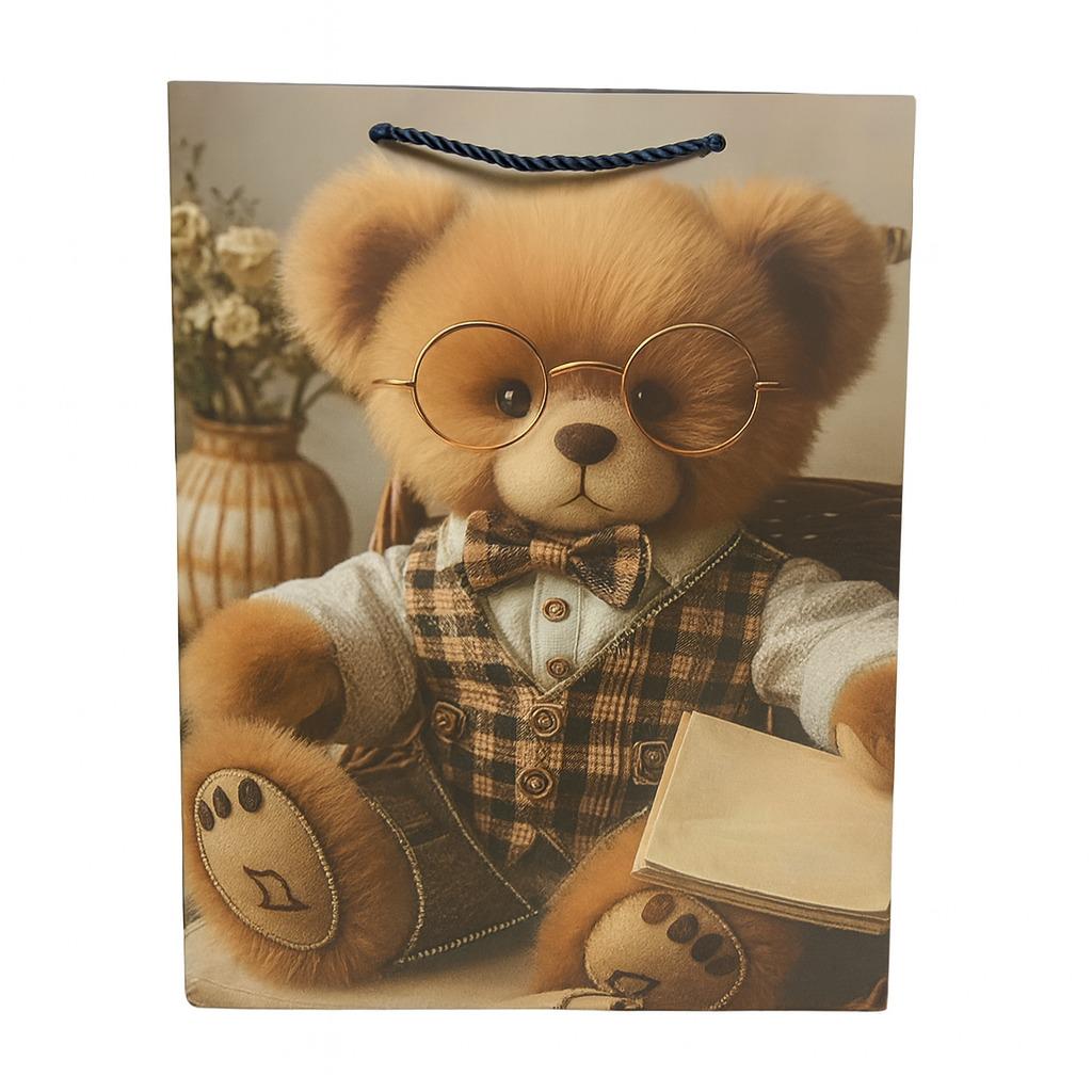 Пакет подарочный бумажный R33707-L L Teddy 31х40х12 см