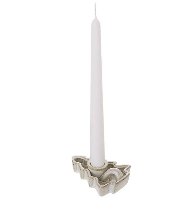 Подсвечник керамический с ручкой Елка 10,5 см (33700)