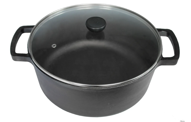 Кастрюля чугунная со стеклянной крышкой Brizoll 4 л - фото 3 Кастрюля чугунная со стеклянной крышкой Brizoll 4 л - фото 3