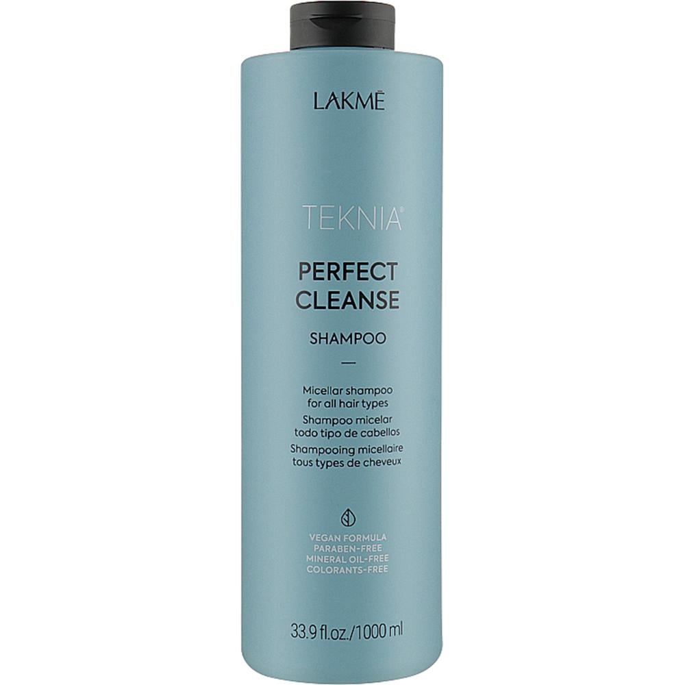 Шампунь міцелярний Lakme Teknia Perfect Cleanse Shampoo для глибокого очищення волосся 1000 мл (44311) - фото 1