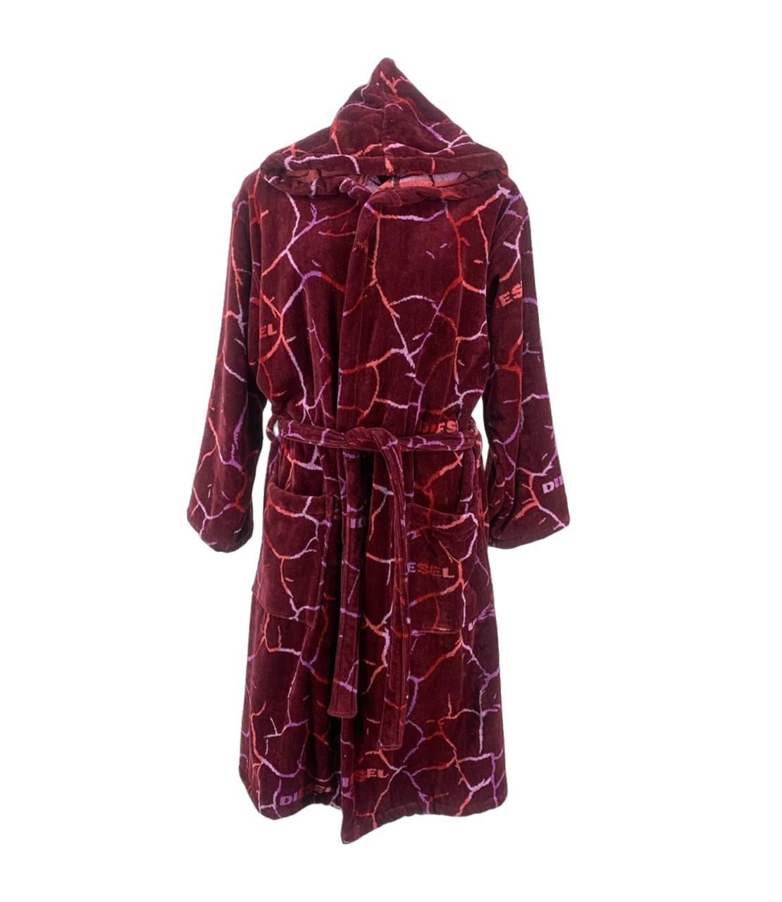 Халат махровий unisex NEW CRACKLE DIESEL 2011473 L/XL Бордовий (2425577887)