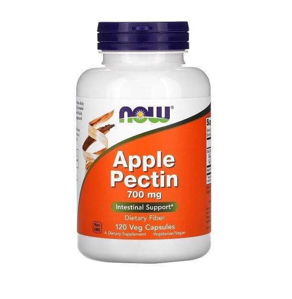 Яблочный уксус NOW Foods Apple Pectin 700 mg 120 Veg Caps Яблочный уксус NOW Foods Apple Pectin 700 mg 120 Veg Caps