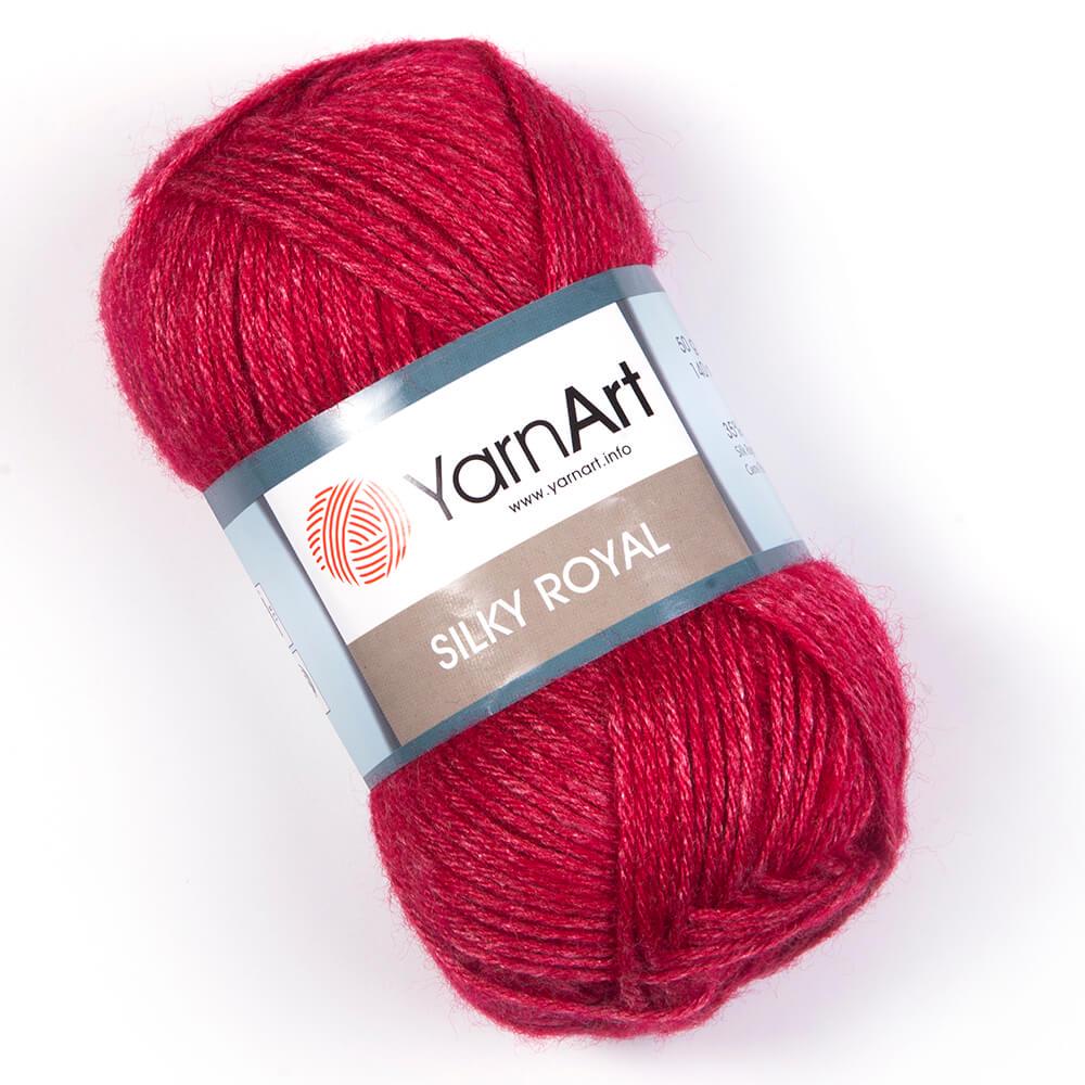 Пряжа YarnArt Silky Royal 433 Красный (6167)