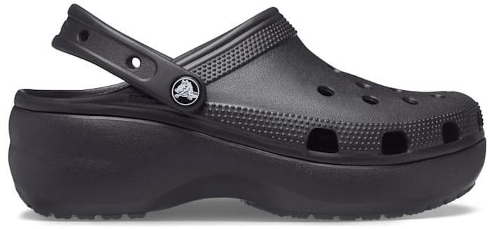 Сабо женские Crocs Classic Platform Clog W5 р. 35 22,5 см Black (206750) - фото 3