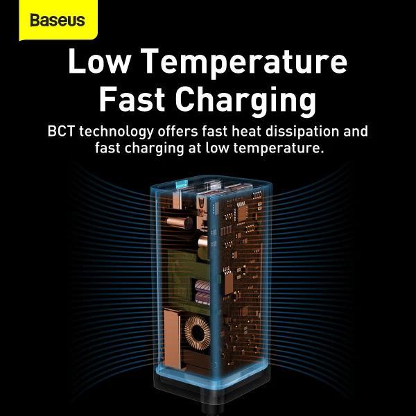 Зарядний пристрій BASEUS GaN3 Pro Desktop Fast Charger 100W (20204631) - фото 9