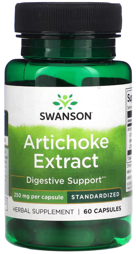 Екстракт артишоку Swanson Artichoke Extract 250 мг 60 капсул Екстракт артишоку Swanson Artichoke Extract 250 мг 60 капсул
