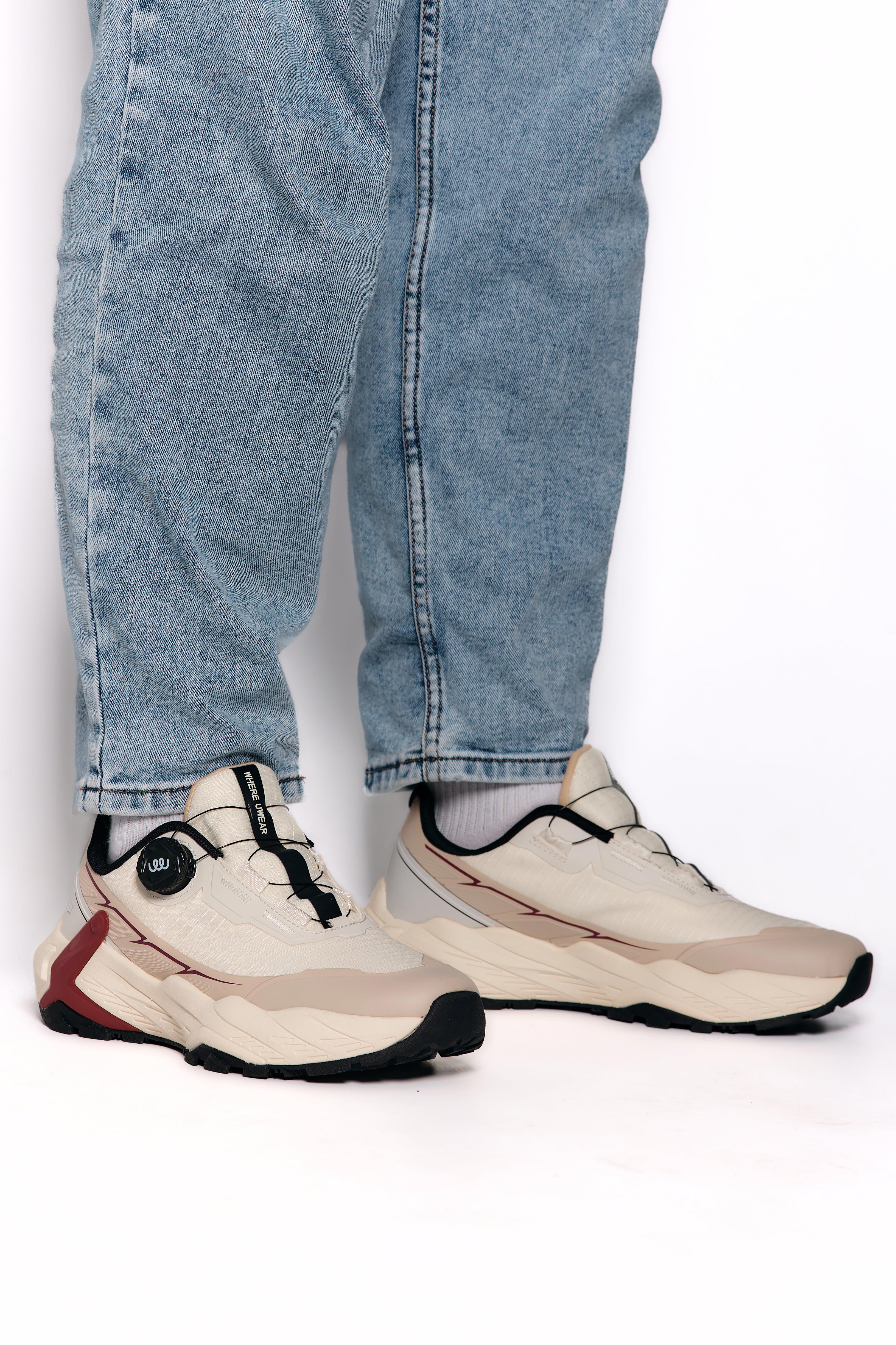 Кроссовки мужские Where Uwear 347036 р. 42 Бежевый (347036_42)