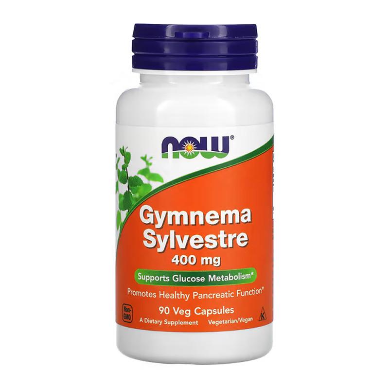 Екстракт джимнеми звичайної NOW Gymnema Sylvestre 400 мкг 90 капс. (21530-01)