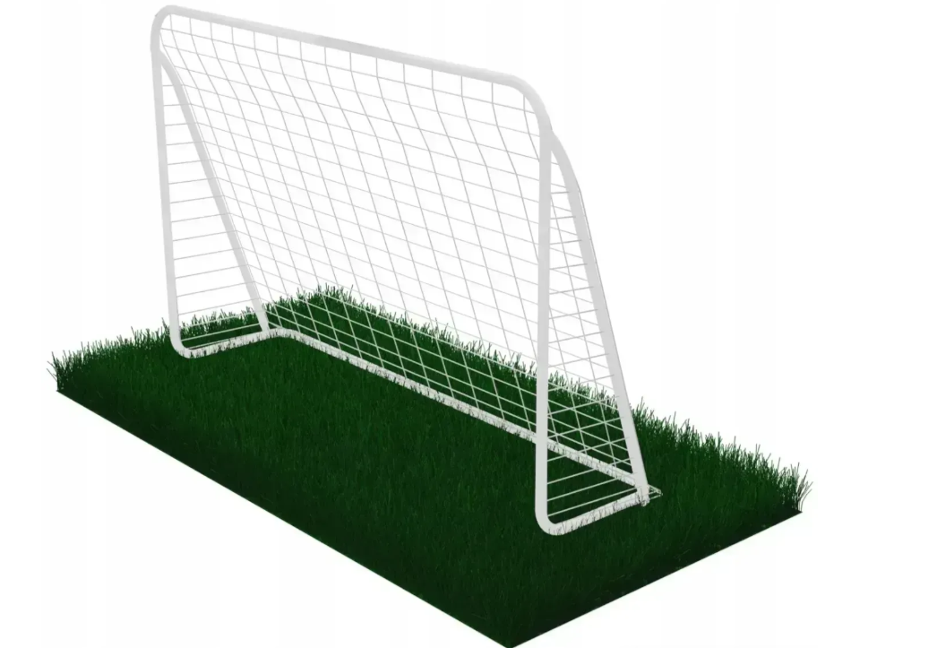 Футбольні ворота Garden Line 240х170х85 см з сіткою та тренувальною мішенню (TIS7420)
