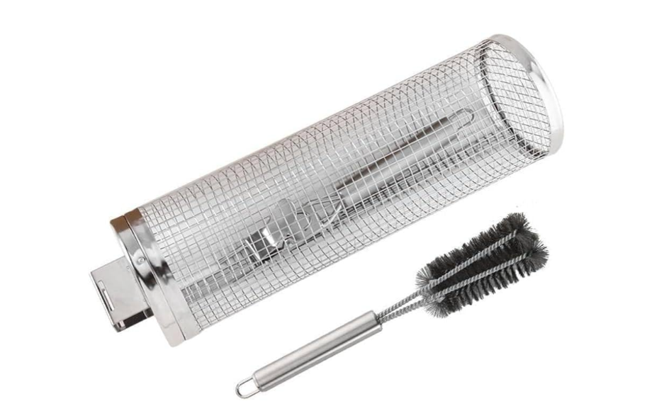Сітка-гриль для овочів з ручкою та щіткою 65x26 см (45376-17082_332)