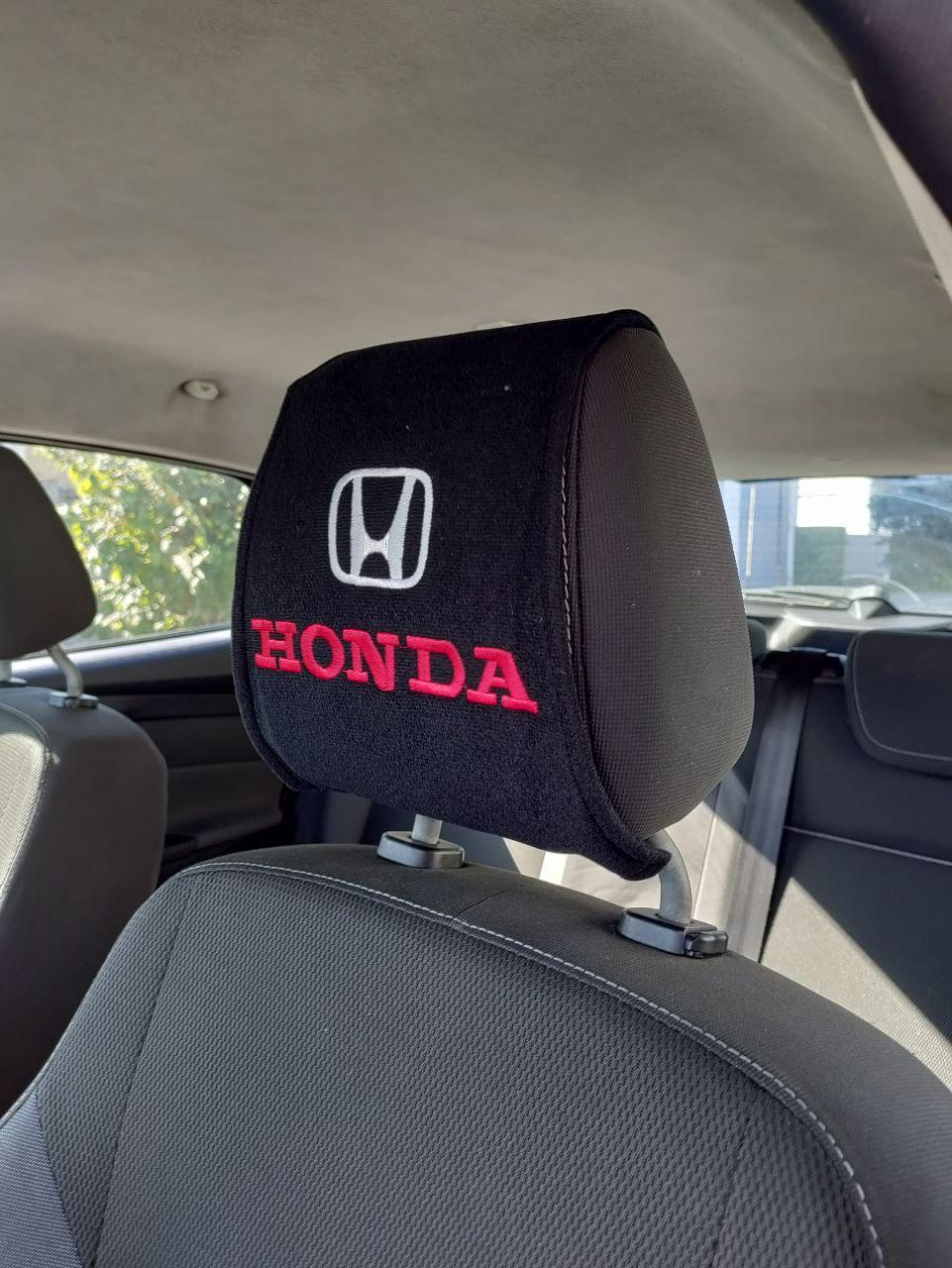 Чехол на подголовник с логотипом Honda 2 шт. (1989337058)