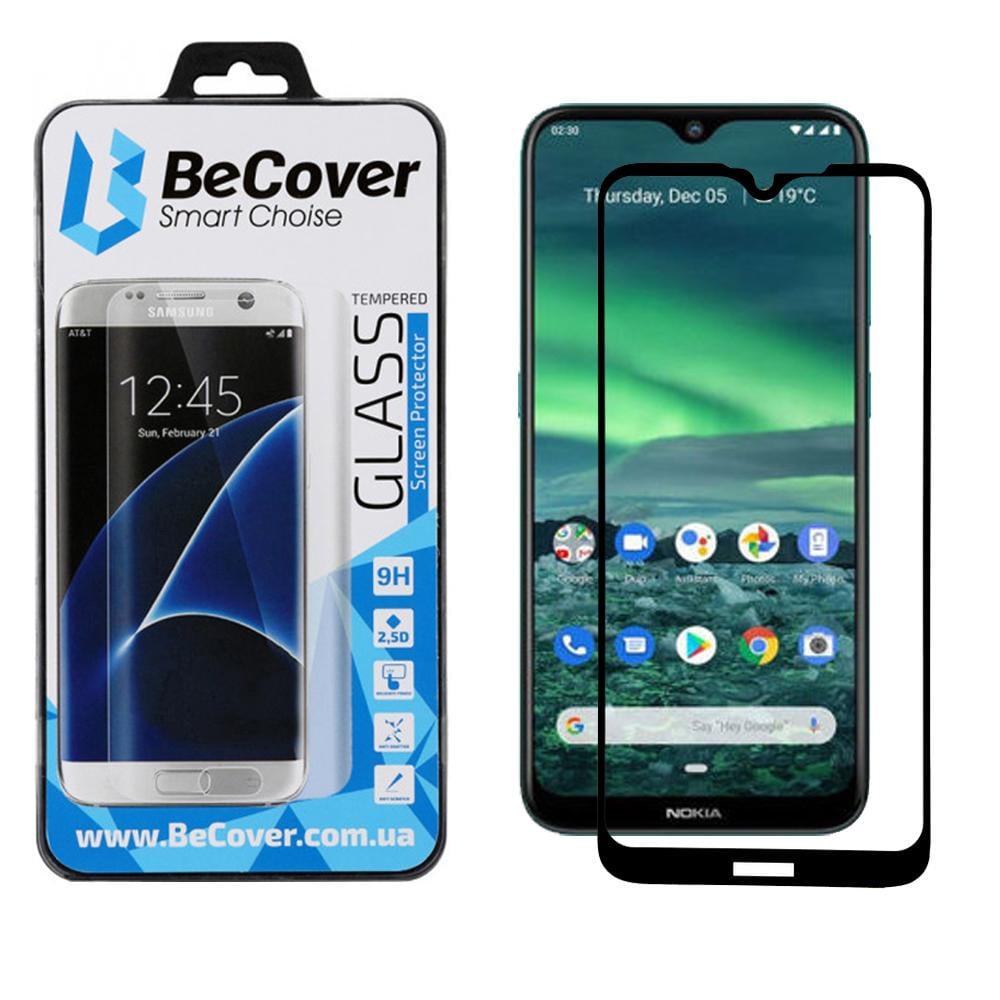 Захисне скло BeCover для Nokia 2.3 Black (704737) - фото 6 Захисне скло BeCover для Nokia 2.3 Black (704737) - фото 6