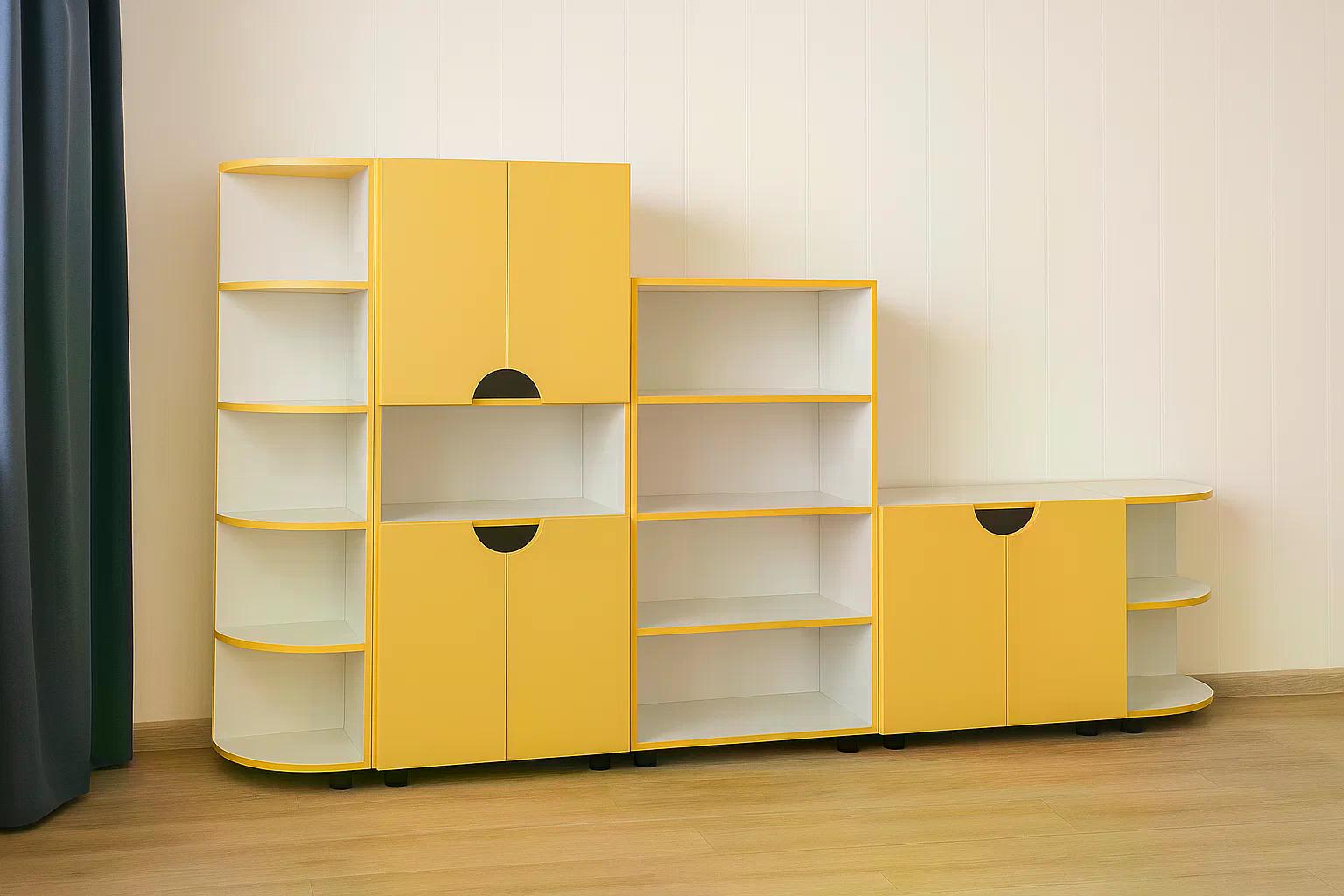 Дитяча стінка Мініленд на ніжках Yellow