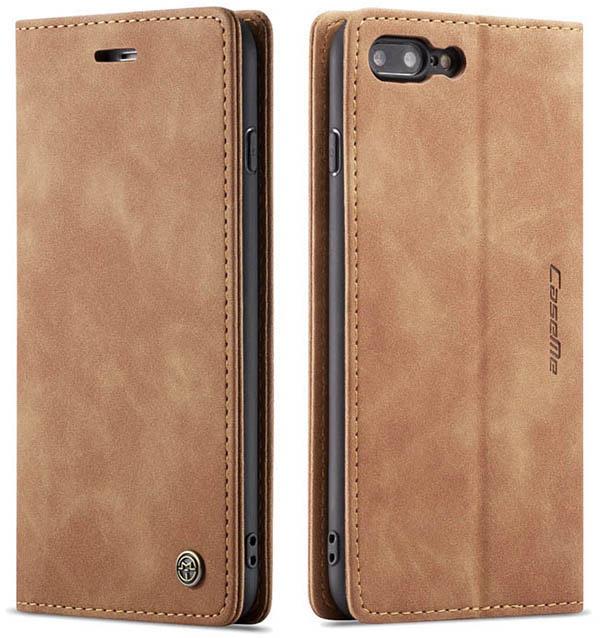 Чехол книжка с магнитом iPhone 6 Plus CaseMe Light Brown (30698-45)