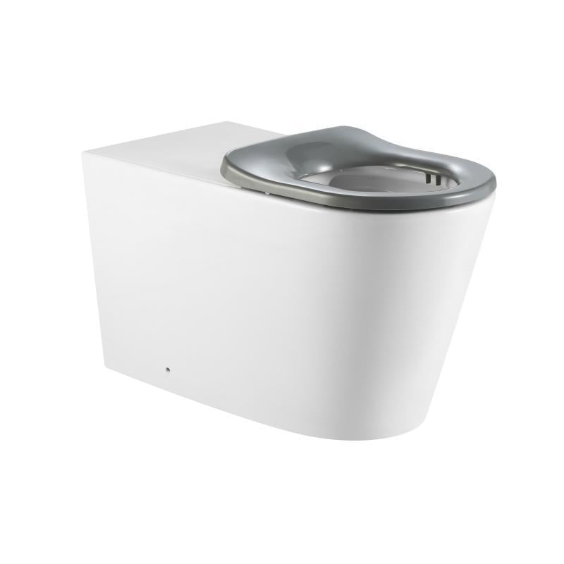 Унітаз підлоговий Qtap QT22223368W Freedom інклюзивний безбачковий Rimless безобідковий з сидінням Soft-close White (SD00052584)
