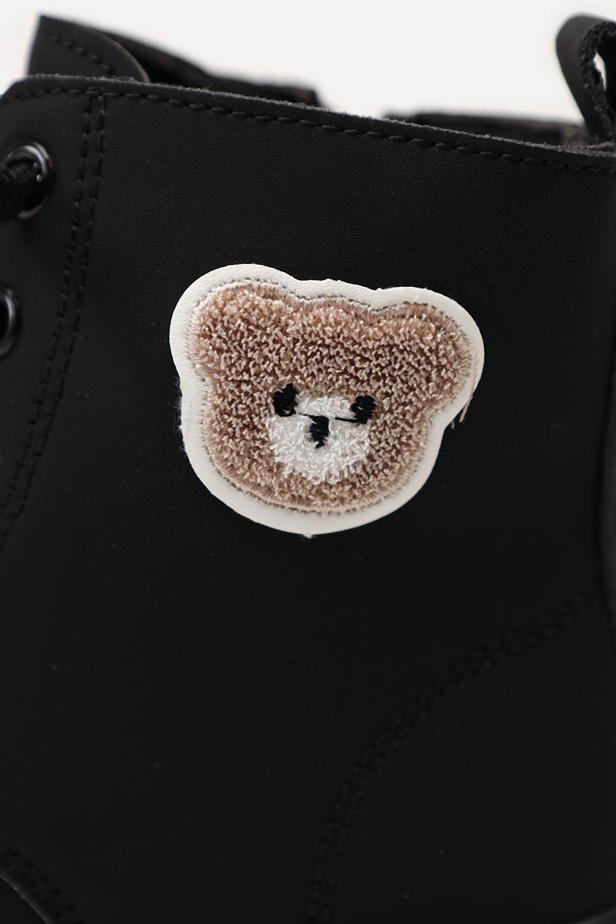 Черевики дитячі демісезонні ЦБ-00275954 для дівчинки р. 28 Чорний (29085918) - фото 4 Черевики дитячі демісезонні ЦБ-00275954 для дівчинки р. 28 Чорний (29085918) - фото 4