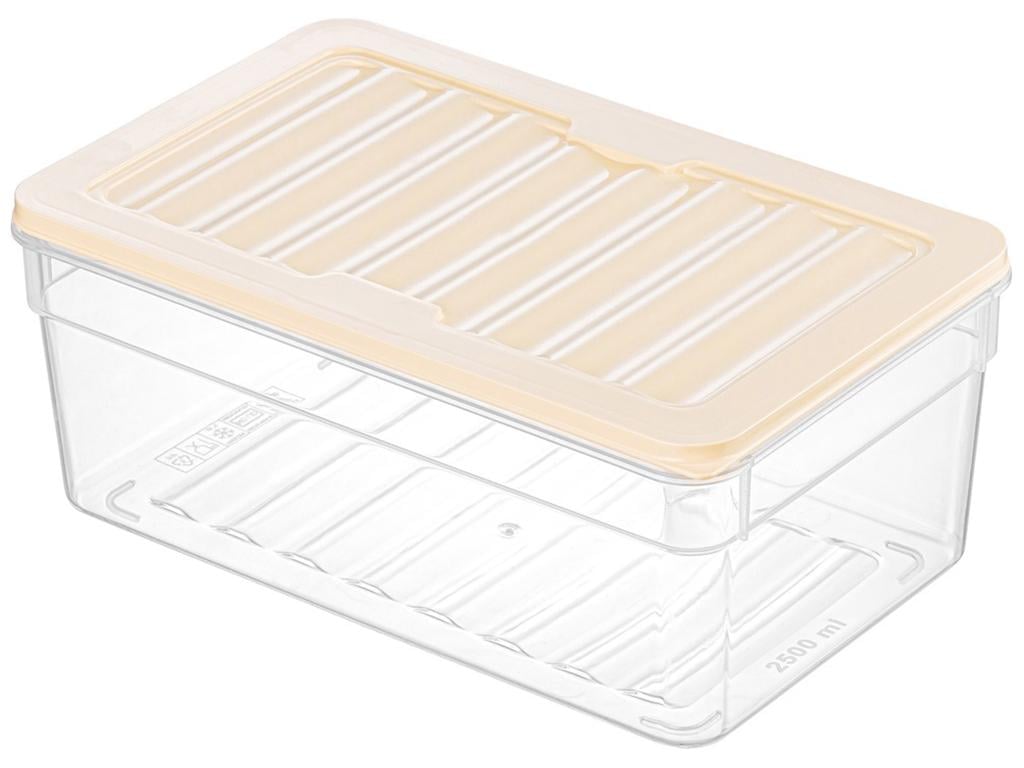 Контейнер Idea Home 00986 Deep Fresh Box MIX 2,5 л Бежевый (MLM-00986)