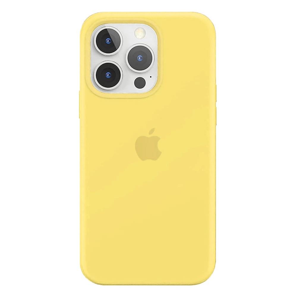 Силиконовый Чехол Накладка Silicone Case для iPhone 13 Pro Yellow Силиконовый Чехол Накладка Silicone Case для iPhone 13 Pro Yellow