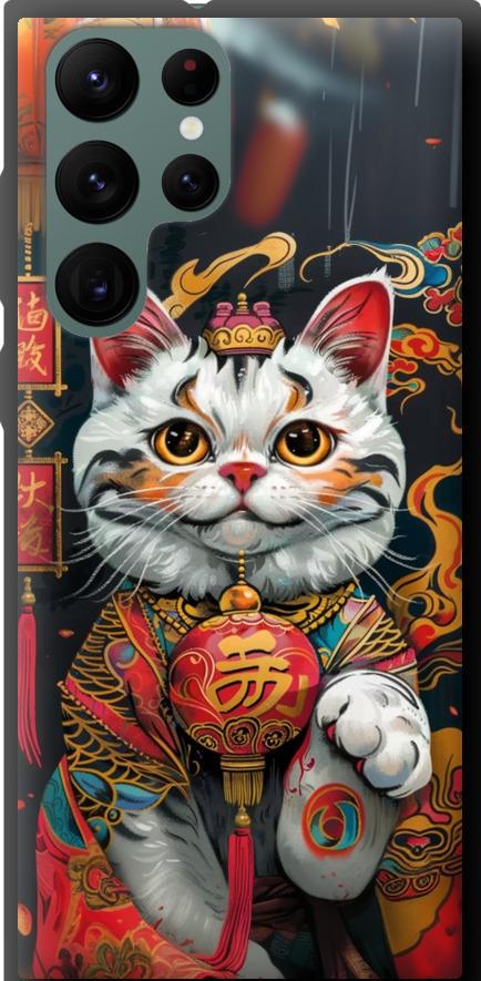 Чехол на Samsung Galaxy S22 Ultra China Cat v2 (6135b-2500-42517)