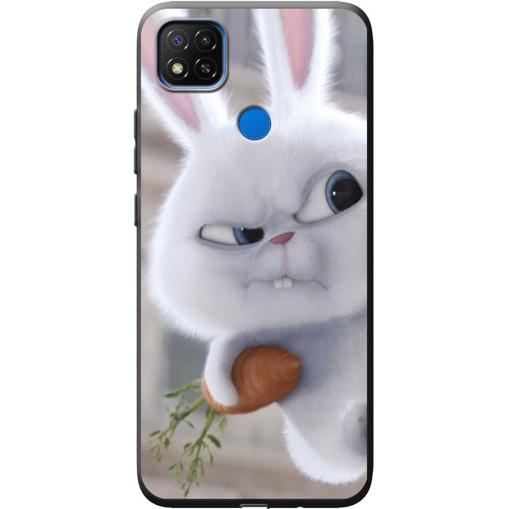 Чохол Boxface Xiaomi Redmi 9C Rabbit Snowball Чорний силікон (40879-up1116-41176)