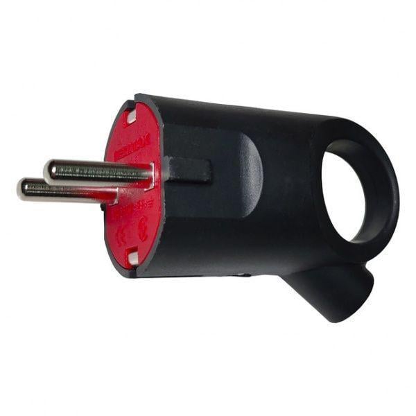 Электровилка прямая с ручкой с заземлением штепсельная Neomax NX1106