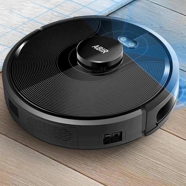 Моющий робот-пылесос Abir X8 с двойной навигацией Lidar/SLAM умной лазерной навигацией для сухой и влажной уборки /УФ стерилизация - фото 2 Моющий робот-пылесос Abir X8 с двойной навигацией Lidar/SLAM умной лазерной навигацией для сухой и влажной уборки /УФ стерилизация - фото 2