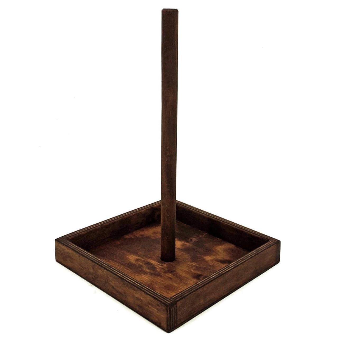 Держатель для бумажных полотенец из дерева Луиз Капучино (ДКП-000509)