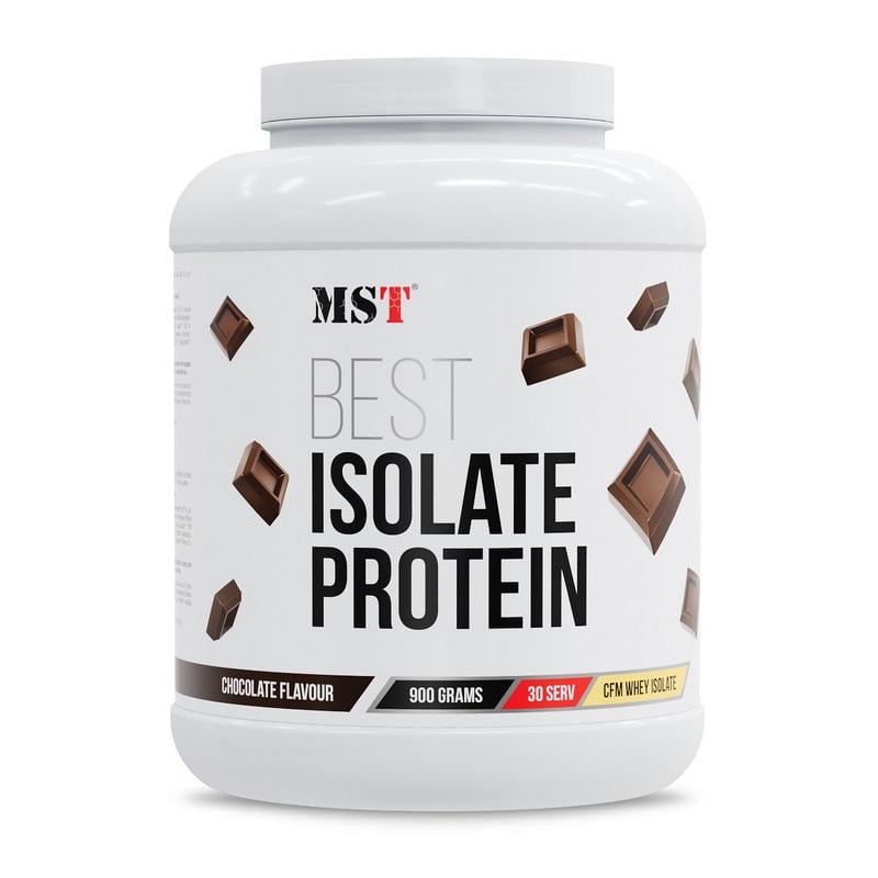 Протеин сывороточный изолят CFM MST Best Isolate Protein 900 г Двойной шоколад Протеин сывороточный изолят CFM MST Best Isolate Protein 900 г Двойной шоколад