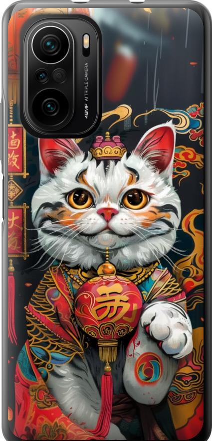 Чехол на Xiaomi Poco F3 China Cat v2 (6135t-2280-42517) Чехол на Xiaomi Poco F3 China Cat v2 (6135t-2280-42517)