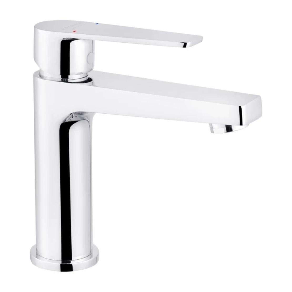 Змішувач для раковини Kroner KRP Eifel C010 врізний короткий вилив Хром(CV023603)