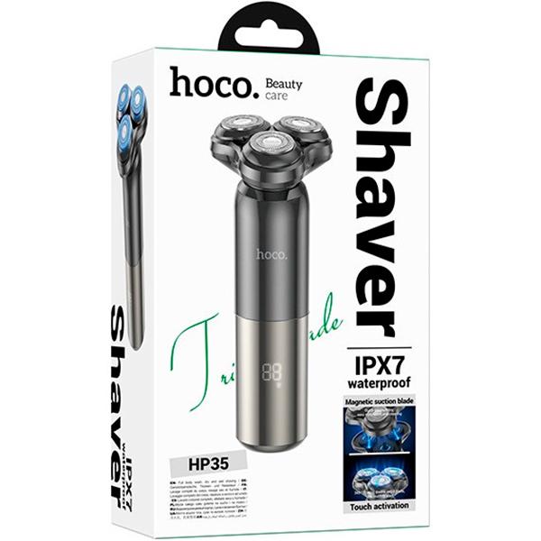 Электробритва Hoco HP35 Induction three-blade electric shaver Black - фото 4 Электробритва Hoco HP35 Induction three-blade electric shaver Black - фото 4