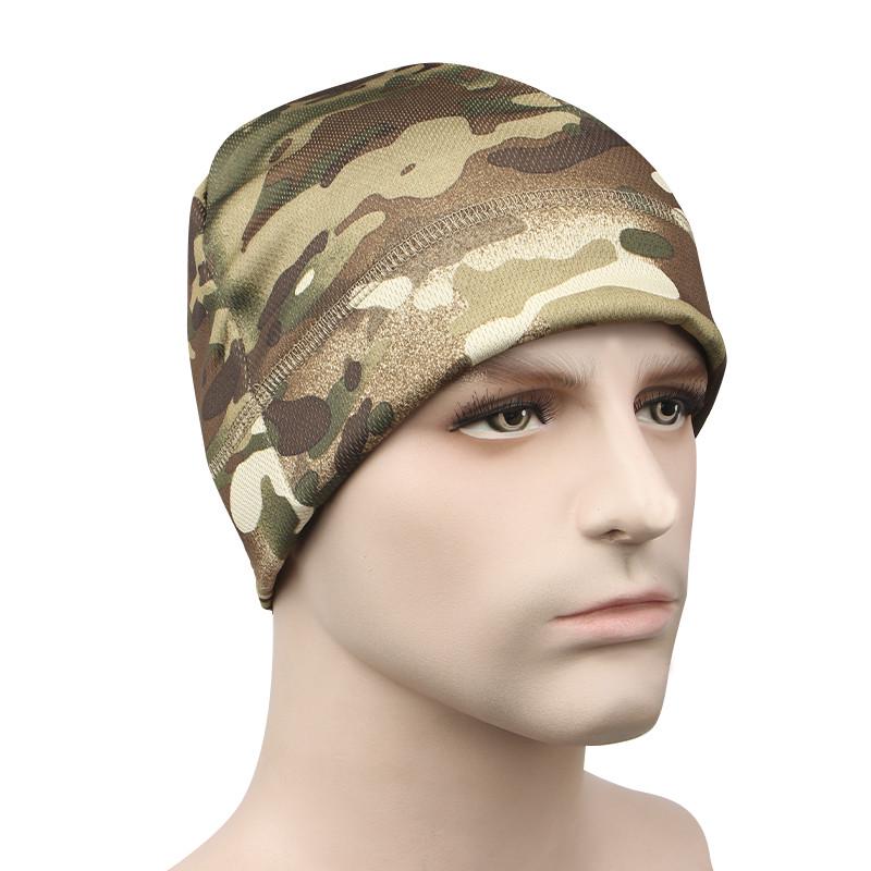 Шапка флисовая Lesko JY-139 теплая зимняя Camouflage CP (24366836)
