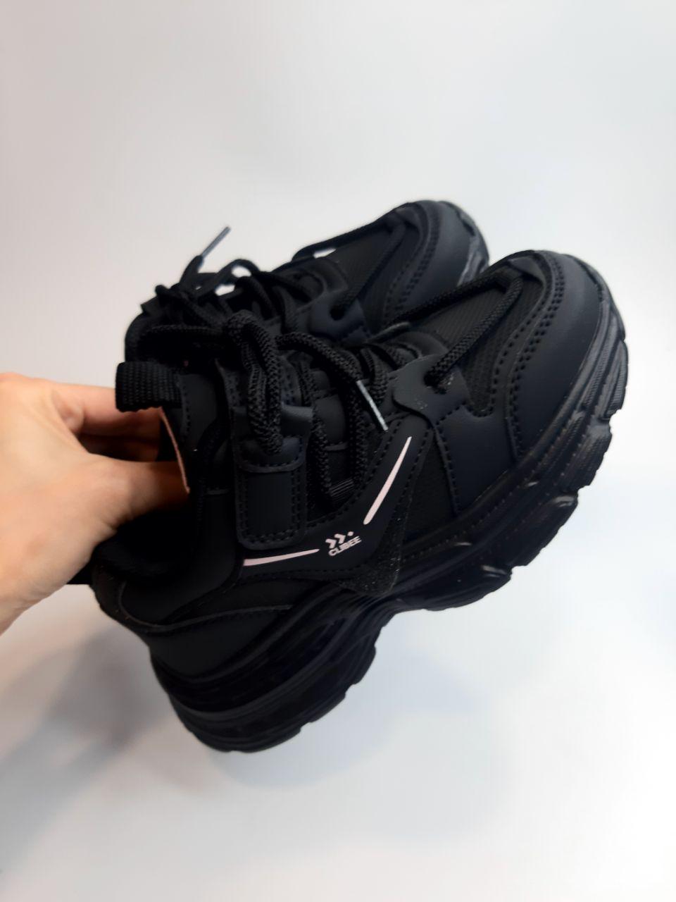 Кросівки для дівчинки Clibee р. 37 23,3 см Чорний (396-2 black) - фото 2