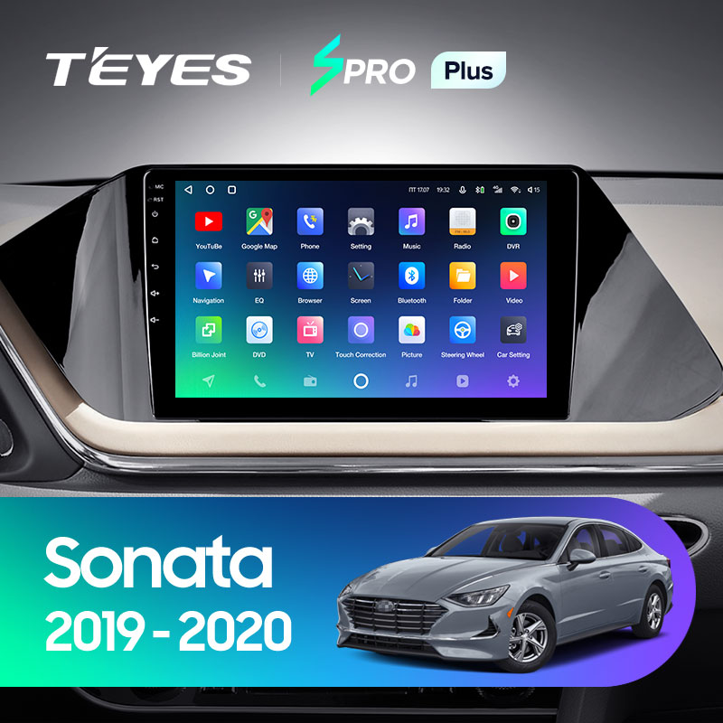 Автомагнитола штатная Teyes SPRO Plus для Hyundai Sonata DN8 2019-2020 Android SPRO PLUS 4+64G Wi-Fi/4G (1632831840) - фото 3