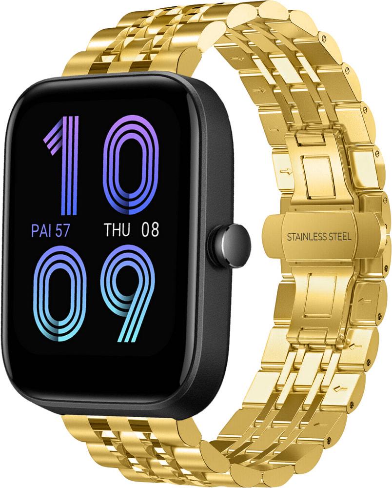 Браслет металевий Spinye для Amazfit Bip 3/Pro Gold (29168-2A)