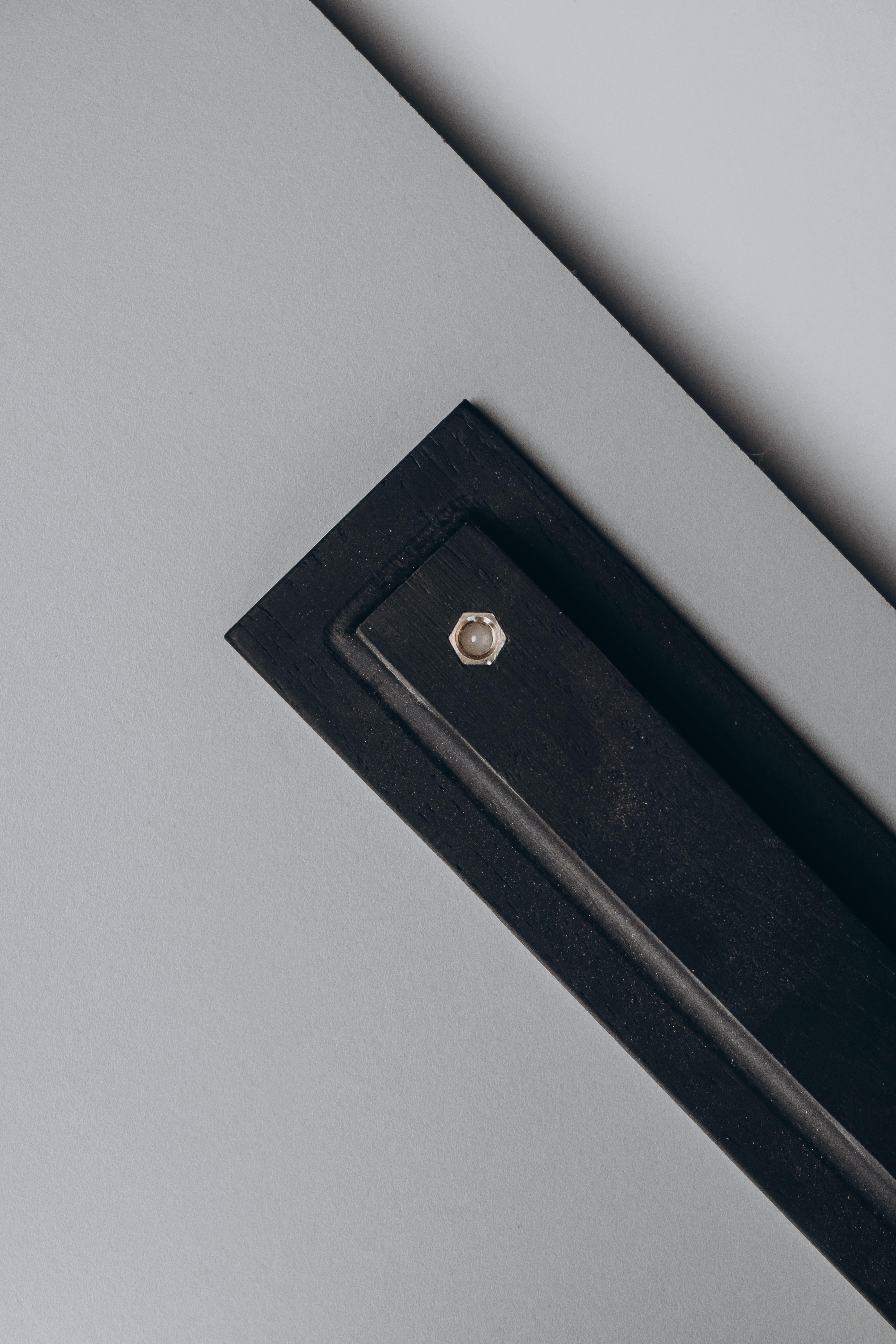 Меблева ручка з дерева 250x55 мм PLATO black - фото 8 Меблева ручка з дерева 250x55 мм PLATO black - фото 8