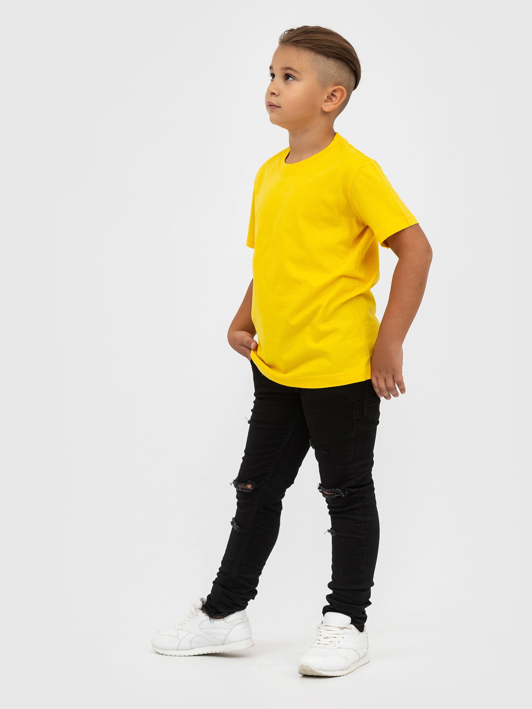 Футболка дитяча для хлопчиків базова Stedman Classic-T Kids M Жовтий (ST2200M-SUN) - фото 2 Футболка дитяча для хлопчиків базова Stedman Classic-T Kids M Жовтий (ST2200M-SUN) - фото 2