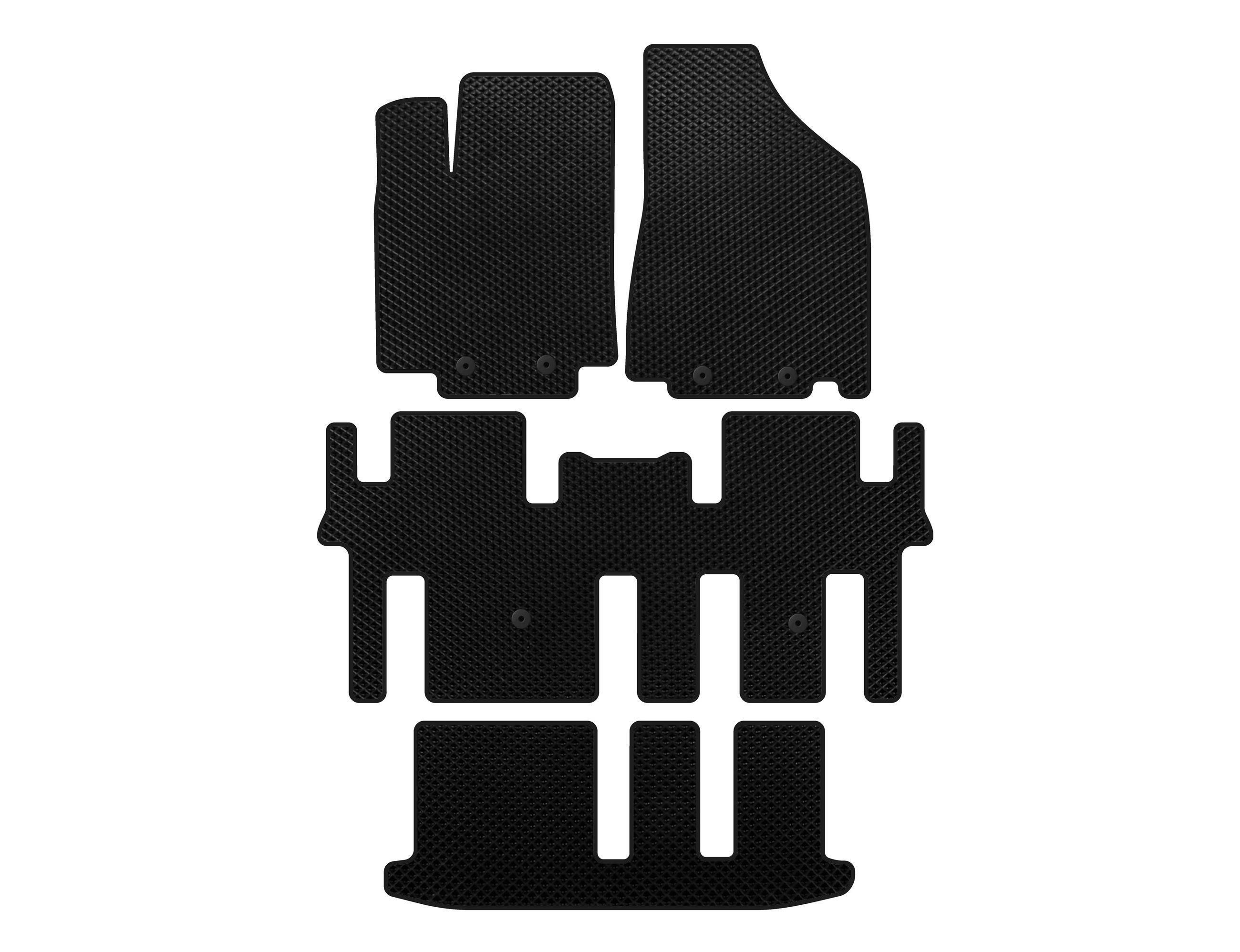 Коврики Digital Designs для Nissan Pathfinder R52 2012-2021 рр. этилвинилацетат Черный (158858)