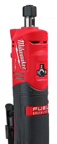 Шлифовальная машина аккумуляторная Milwaukee M12 FDGS-0 цанговая прямая (4933471435) - фото 3