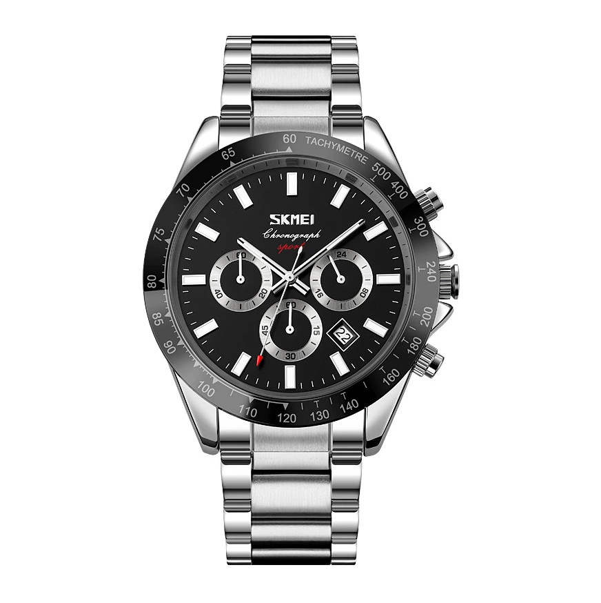Наручний годинник Skmei 9259SIBK Silver/Black (31577888)