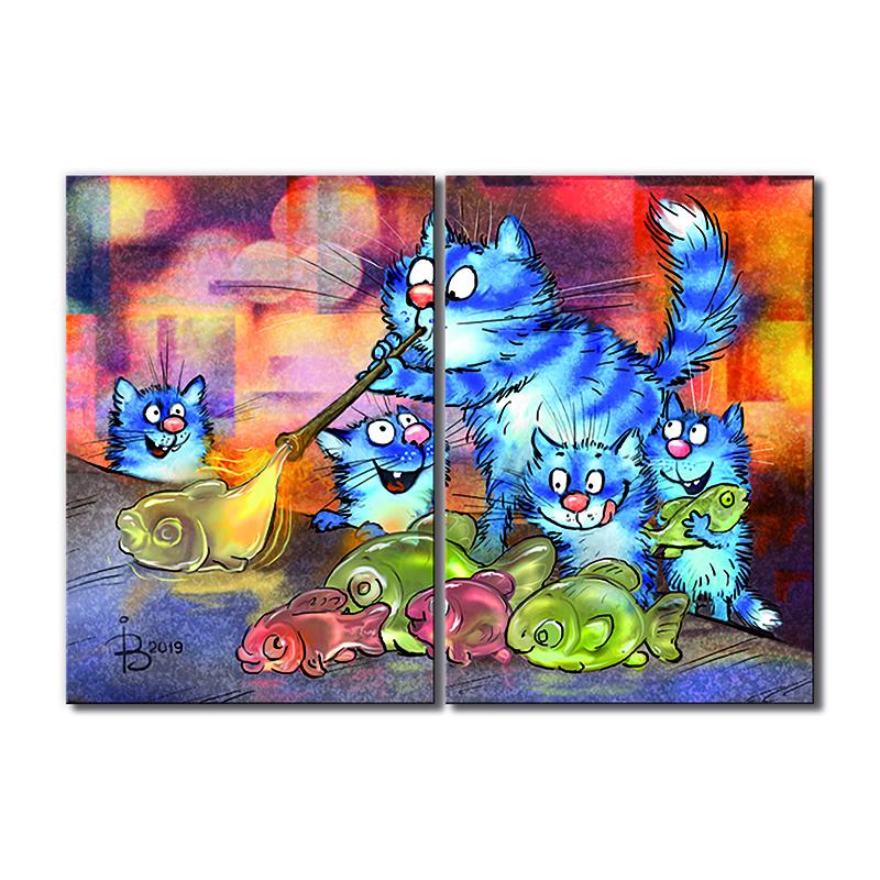 Модульная картина Детская радость 2 модуля общий размер 30х45 см (_rinaz_2019194732)