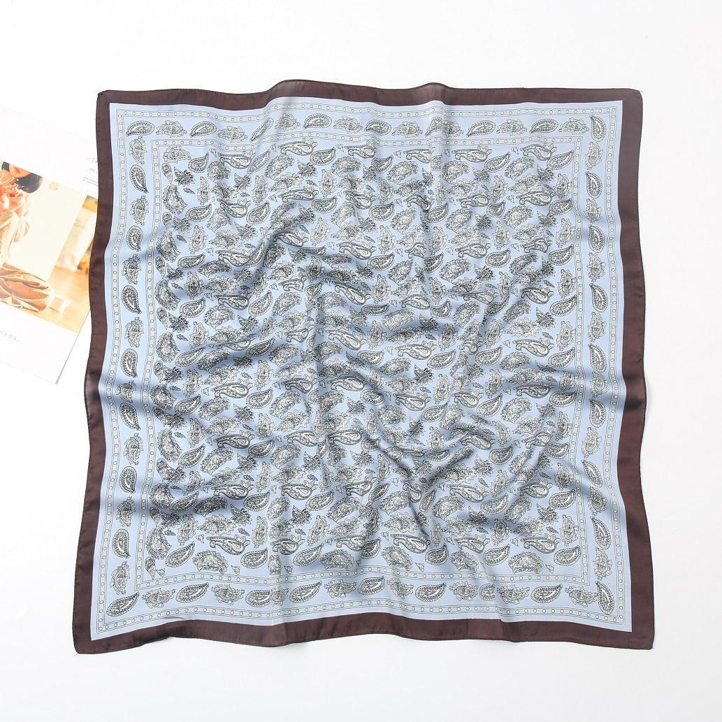 Хустка жіноча 10319 70х70 см Сірий (4548170) - фото 1 Хустка жіноча 10319 70х70 см Сірий (4548170) - фото 1