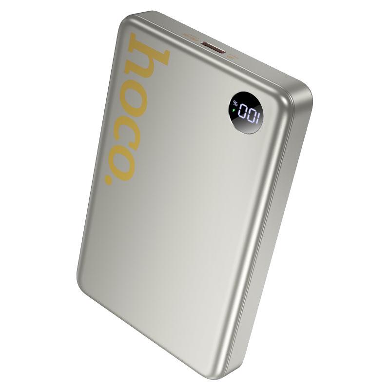 Повербанк Hoco Q34 Clever PD20W magnetic fast charging with digital display 10000 mAh metal Серый (2968813276)